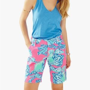 Lilly Pulitzer Chipper Shorts (matching tee included for free—see note)